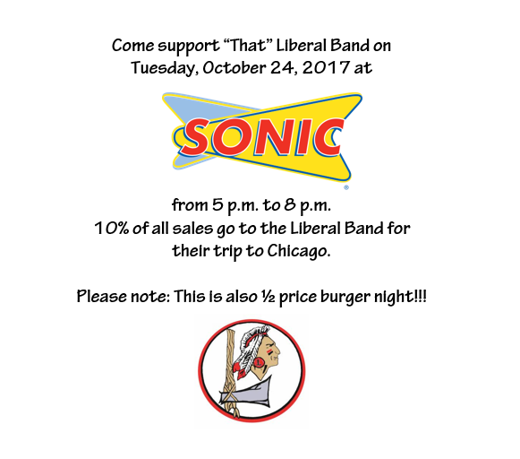 “That” Liberal Band Fundraiser at Sonic