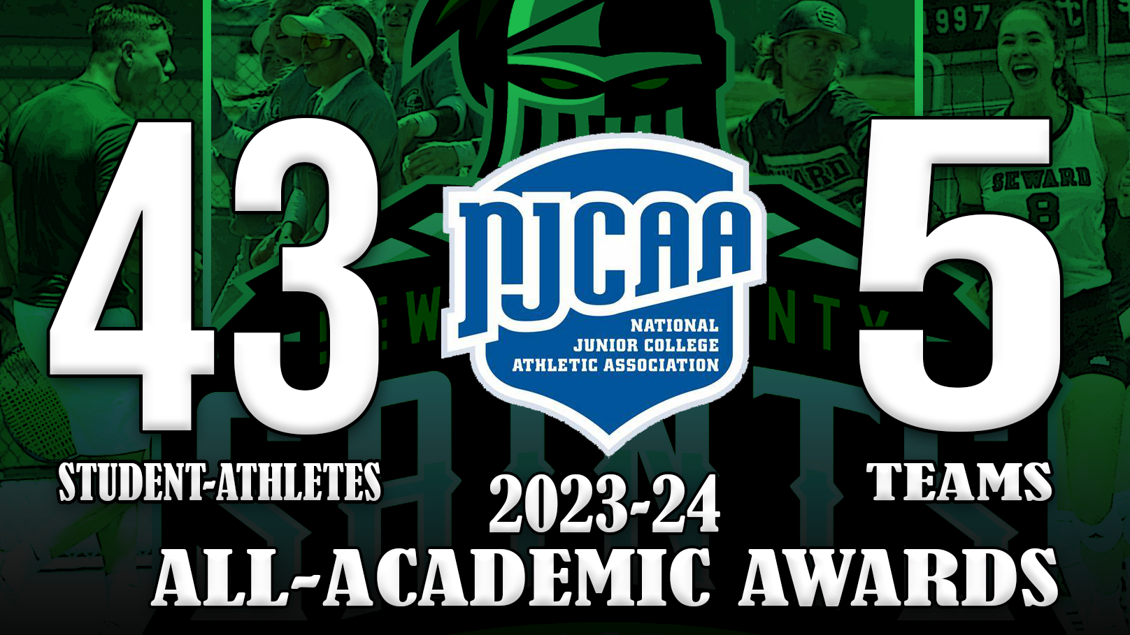 43 SCCC Athletes Earn NJCAA All Academic Honors