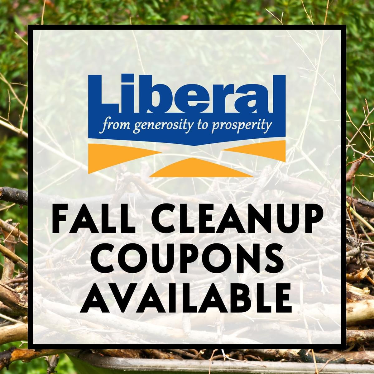 Fall Cleanup Coupons Available at City Hall