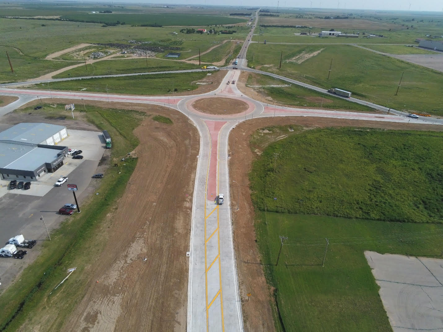 Roundabout Opens South of Dodge City