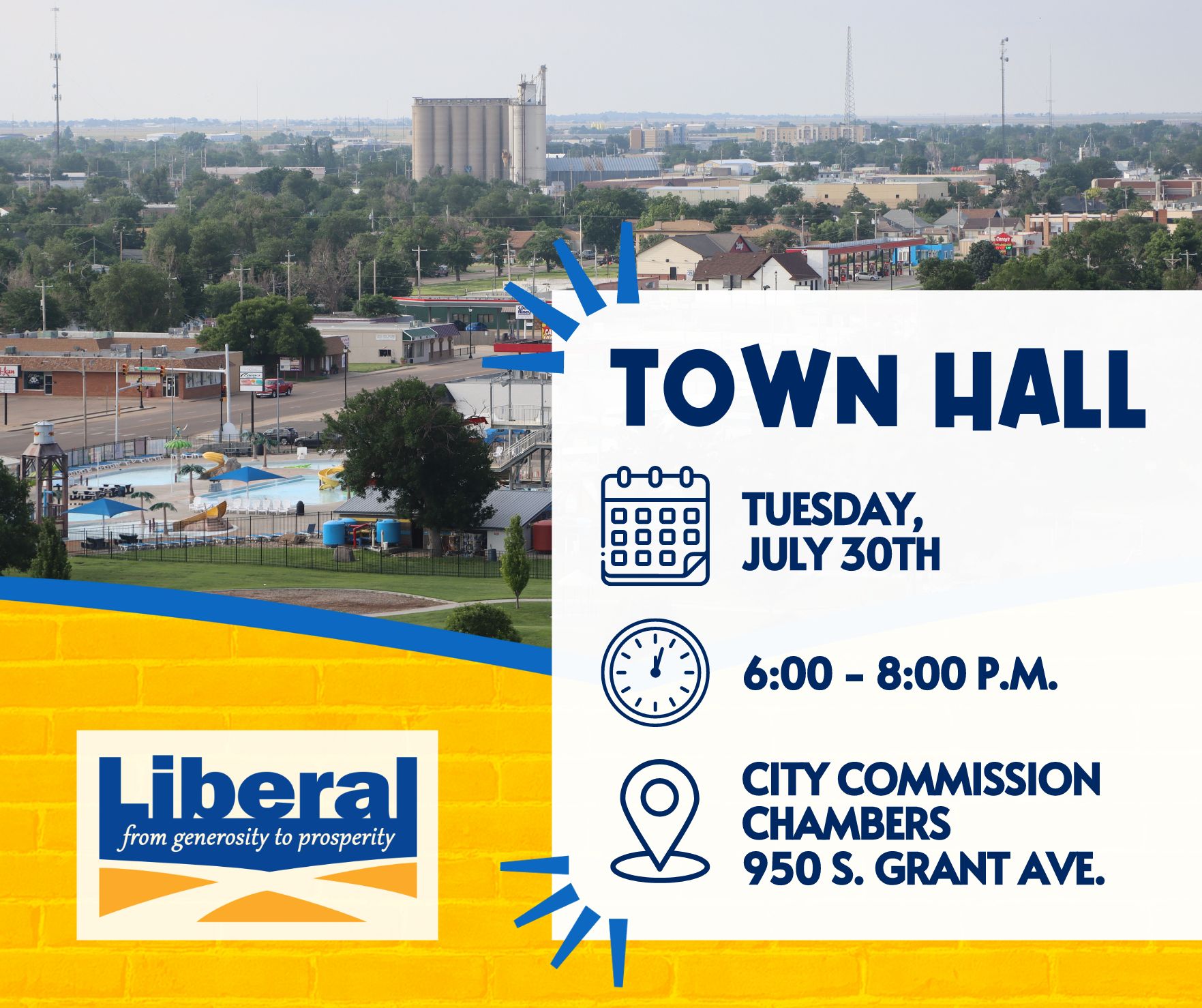 City of Liberal to Host Town Hall