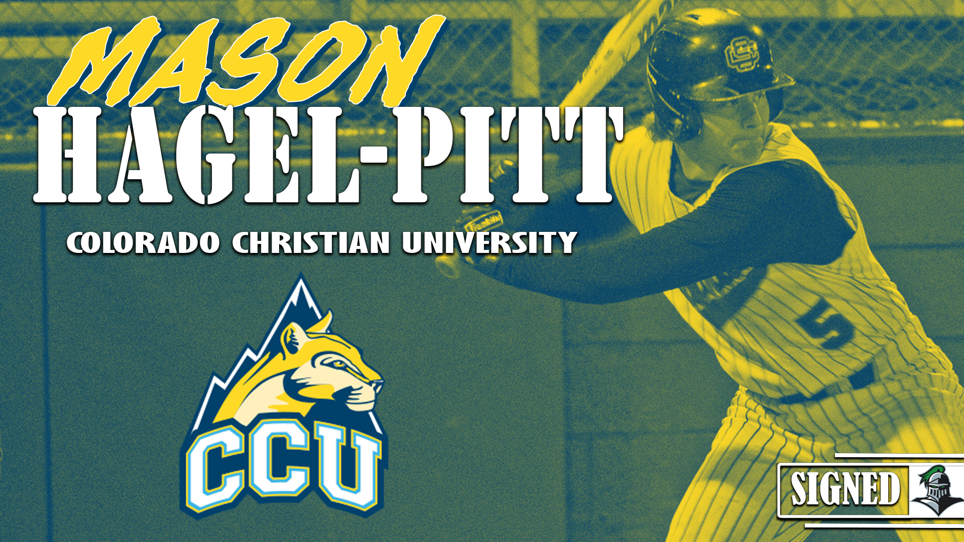 Mason Hagel-Pitt Signs at Colorado Christian