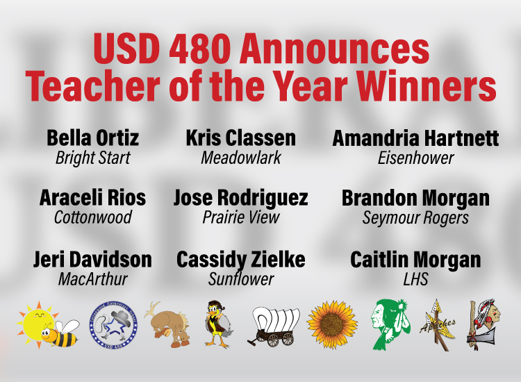 USD 480 Announces Teachers of the Year