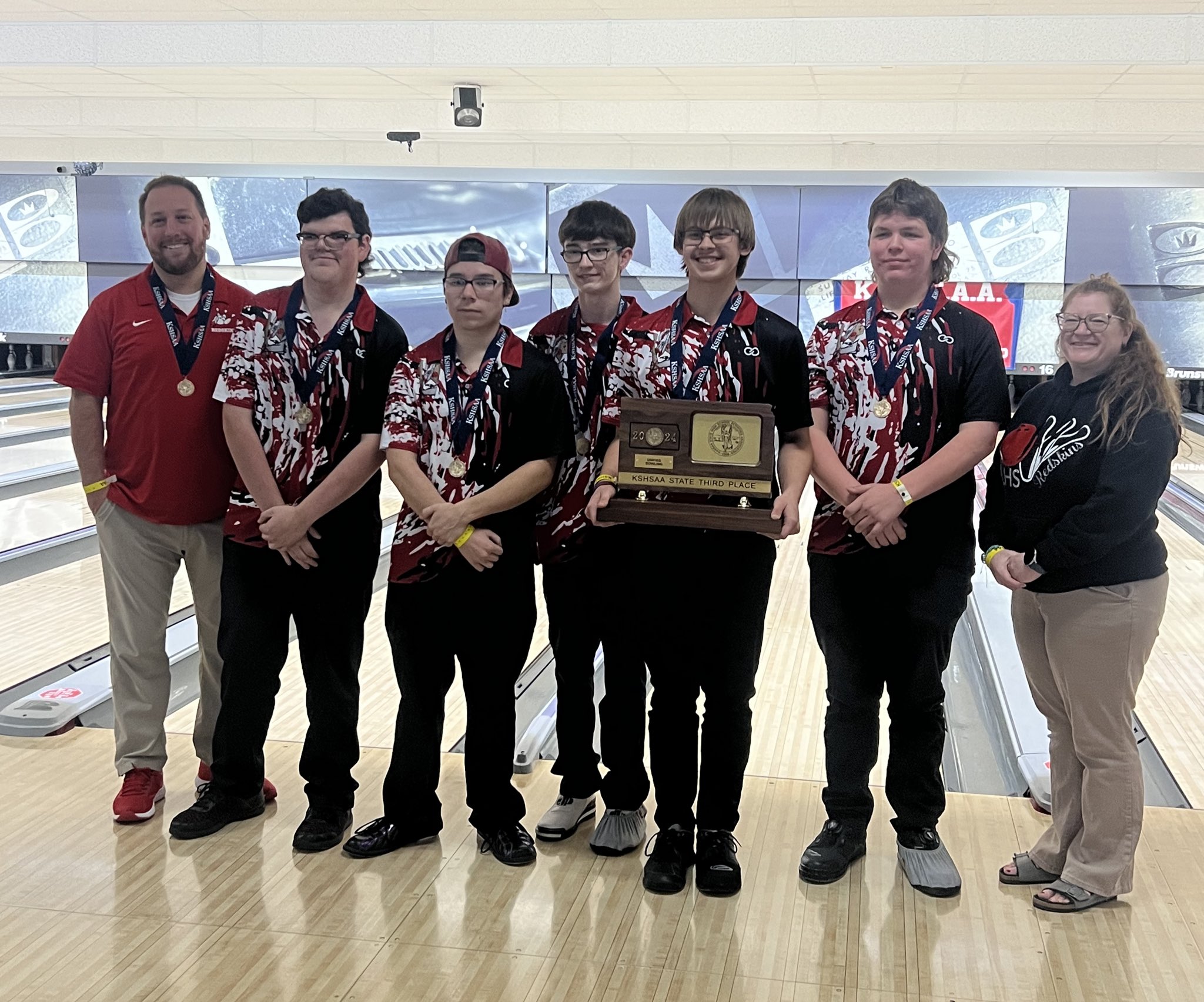 Redskin Unified Bowling Team Placed 3rd at State